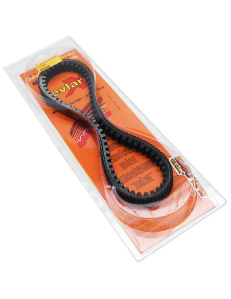 Courroie de transmission X-Kevlar renforcée MALOSSI Piaggio 300 MP3/250 Vespa GTS/X7/X8/X9 Evolution/X-Evo/Gilera 250 Nexus/P..