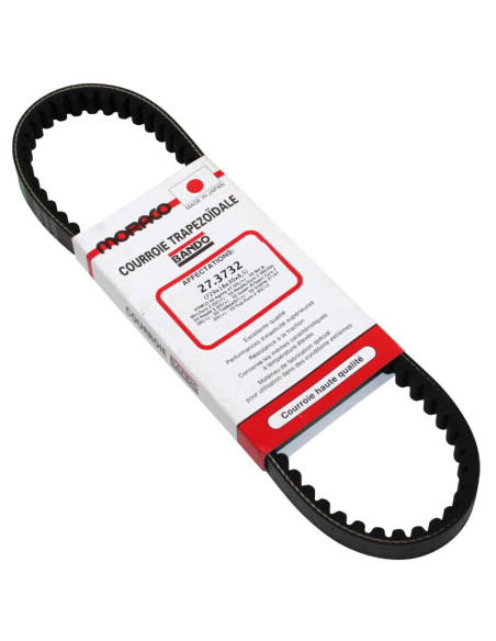 Courroie BANDO Peugeot 50 Kisbee 4T/Kymco 50 Agility 4T/Vitality 4T/Sym 50 Orbit 4T/50 Chinois 4T GY6/139QMB (roues de 12 pou..