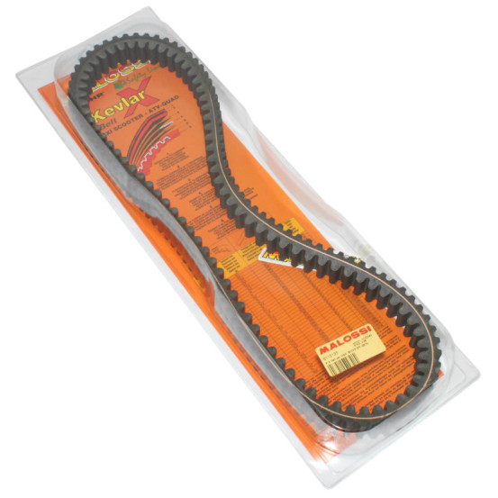 Courroie de transmission X-Kevlar renforcée MALOSSI Piaggio 400 MP3/400 X8/400 X-EVO/500 MP3/500 X9 EVO/Aprilia 500 Atlantic/..