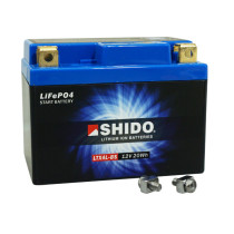 Batterie moto lithium 12v Ion SHIDO LTX4L-BS Sans Entretien