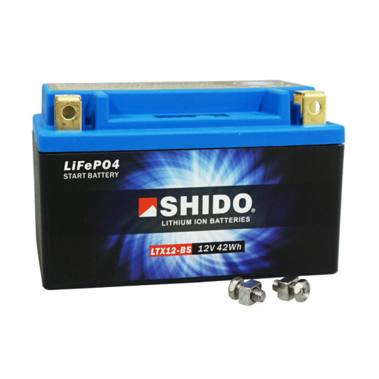 Batterie moto lithium 12v Ion SHIDO LTX12-BS Sans Entretien