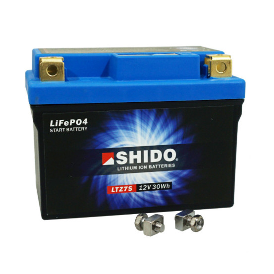 Batterie moto lithium 12v Ion SHIDO LTZ7S Sans Entretien