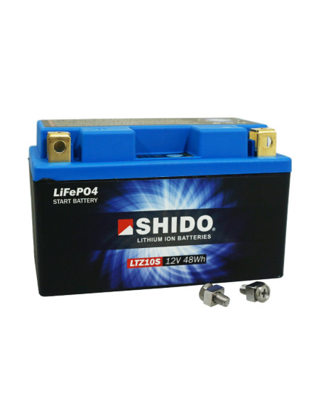 Batterie moto lithium 12v Ion SHIDO LTZ10S Sans Entretien