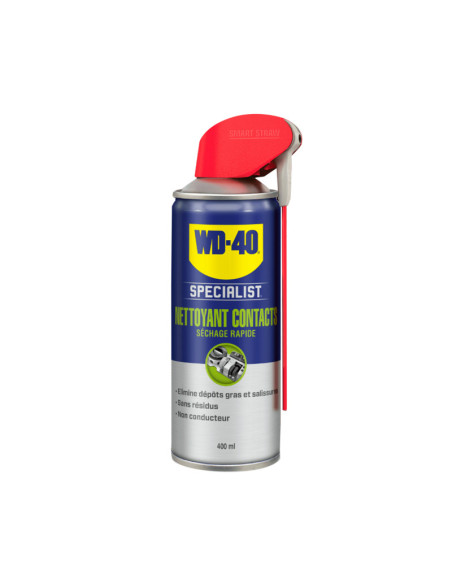Spray WD40 nettoyant Contact Specialist Moto 400ml