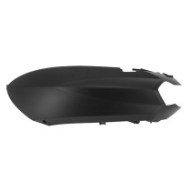 Carénage coque arrière scooter Peugeot 50 Kisbee 2T / 4T Noir mat Gauche