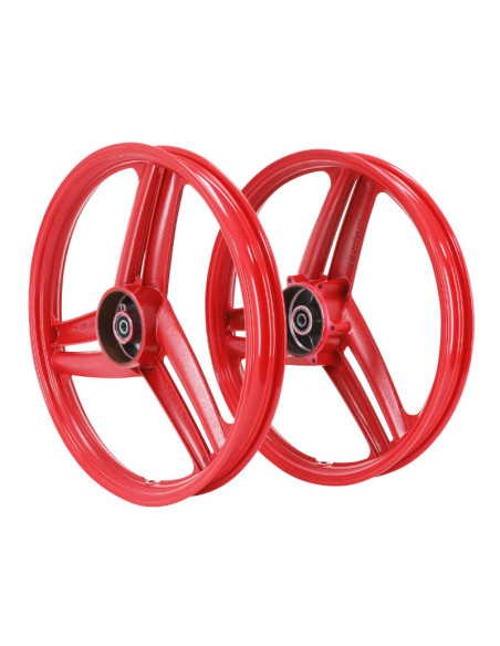 Jantes 17 pouces type Grimeca Peugeot 103 SP / MVL Rouge