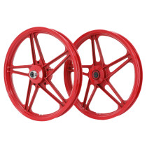 Jantes 17 pouces type Bernardi Peugeot 103 MVL / Vogue Rouge