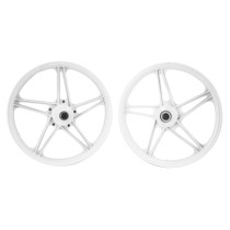 Jantes 17 pouces type Bernardi Peugeot 103 MVL / Vogue Blanc