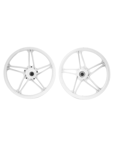 Jantes 17 pouces type Bernardi Peugeot 103 MVL / Vogue Blanc