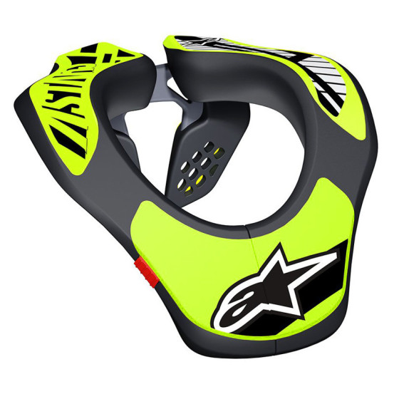 Protection de cervicales Enfant ALPINESTARS Neck Brace - Noir Jaune Fluo