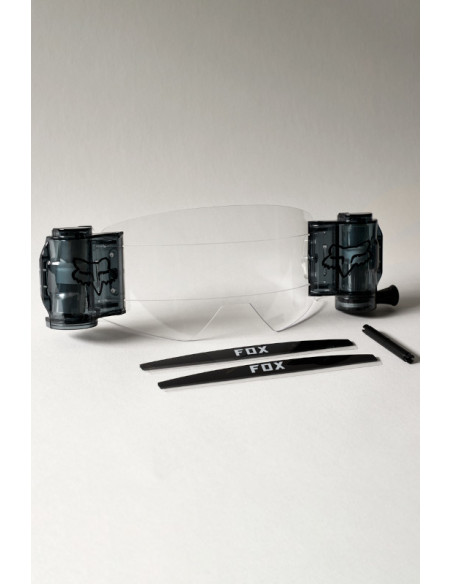 Système Roll off complet Fox pour masque cross Vision