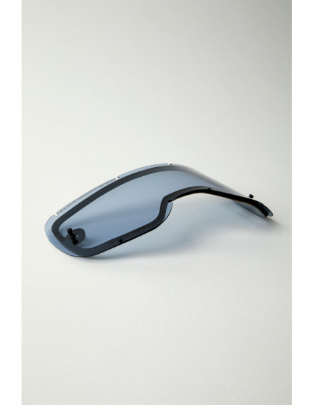 Ecran double Lexan pour masque cross Fox Airspace II et Main II - Gris foncé