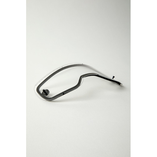 Ecran double Lexan pour masque cross Fox Airspace II et Main II - Clair