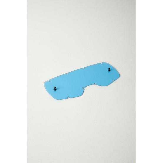 Ecran Lexan pour masque cross Fox Airspace II et Main II - Bleu