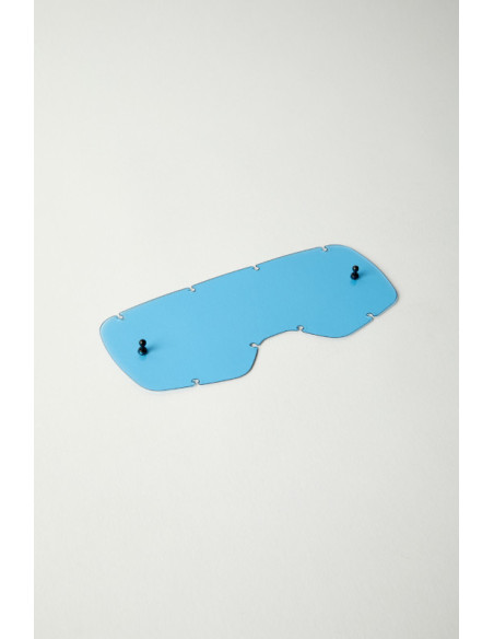 Ecran Lexan pour masque cross Fox Airspace II et Main II - Bleu
