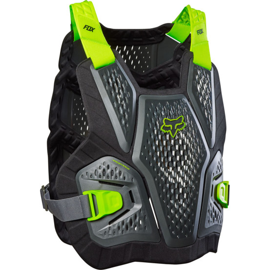Pare pierre Fox Raceframe Impact - Gris Jaune