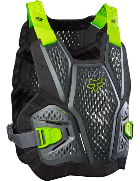 Pare pierre Fox Raceframe Impact - Gris Jaune