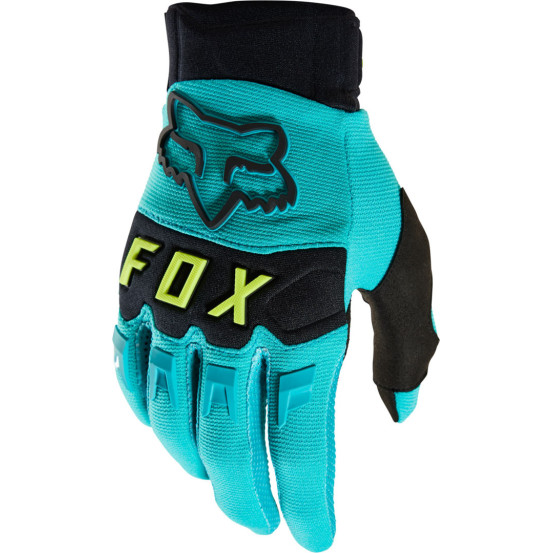 Gants cross Fox 2023 Dirtpaw - Turquoise