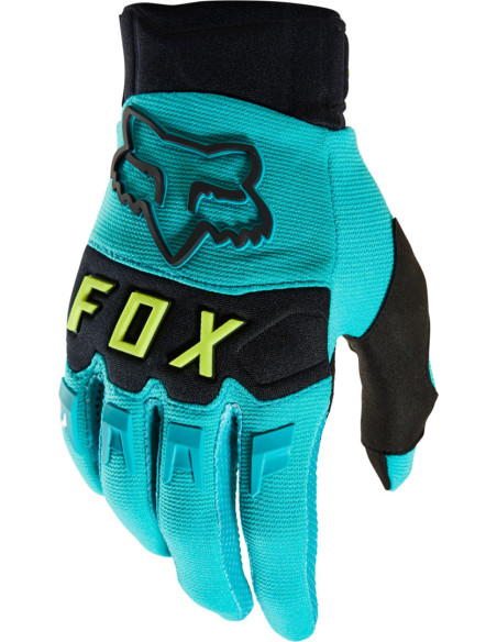 Gants cross Fox 2023 Dirtpaw - Turquoise