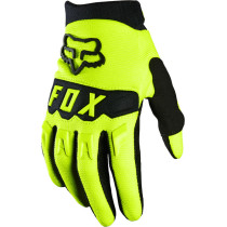 Gants cross enfant Fox Dirtpaw - Jaune Fluo