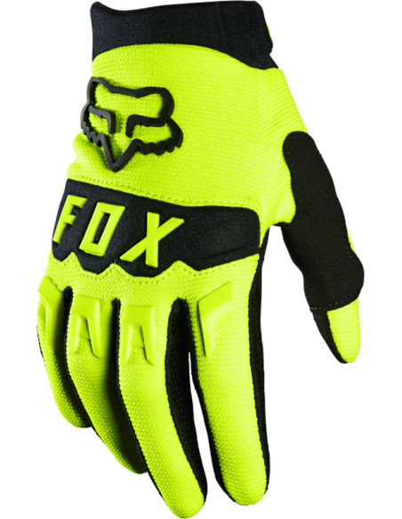 Gants cross enfant Fox Dirtpaw - Jaune Fluo