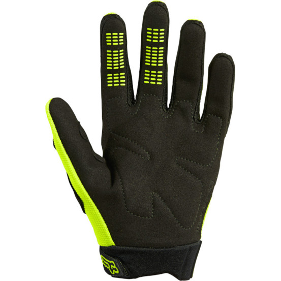 Gants cross enfant Fox Dirtpaw - Jaune Fluo