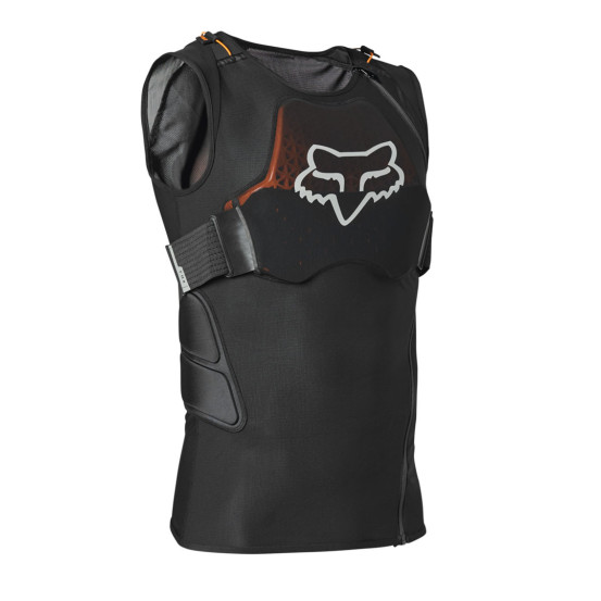 Gilet de protection Fox sans manches Baseframe Pro D3O - Noir