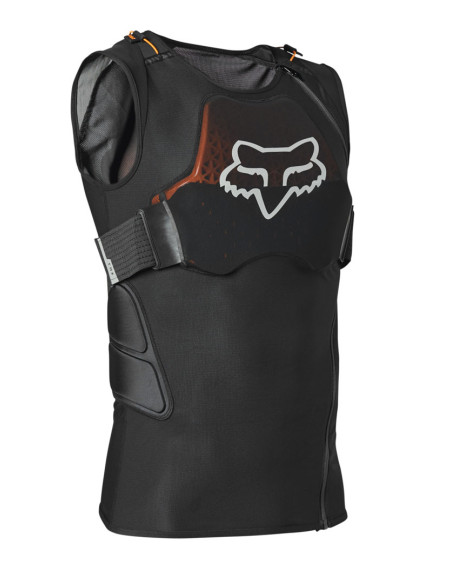 Gilet de protection Fox sans manches Baseframe Pro D3O - Noir