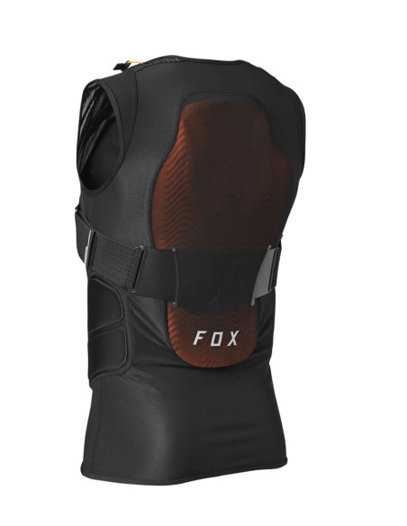 Gilet de protection Fox sans manches Baseframe Pro D3O - Noir