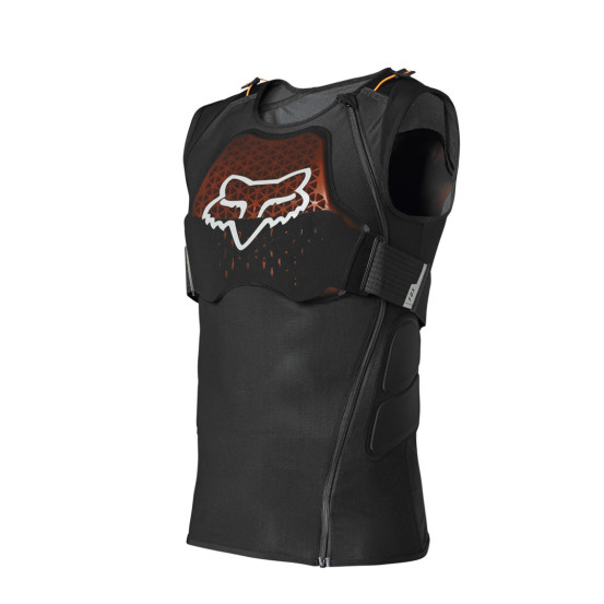 Gilet de protection Fox sans manches Baseframe Pro D3O - Noir