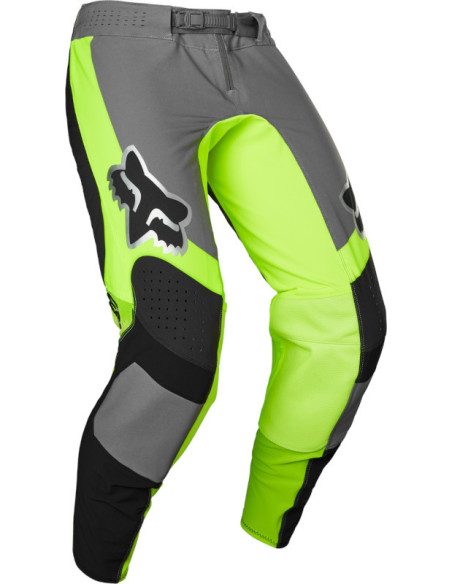 Pantalon cross Fox 2022 Flexair Mirer - Noir Jaune
