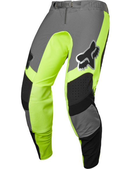 Pantalon cross Fox 2022 Flexair Mirer - Noir Jaune