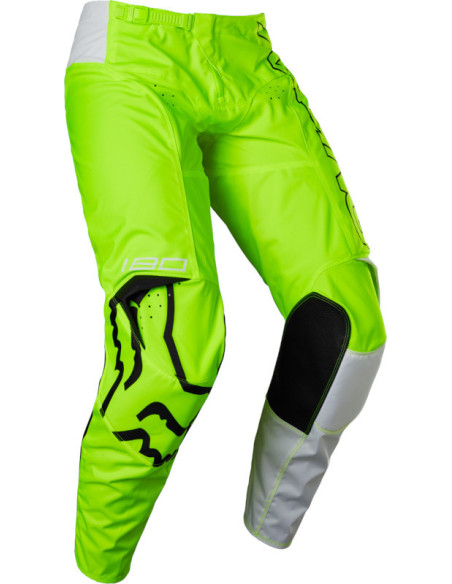 Pantalon cross enfant Fox 2022 180 Skew - Jaune Fluo