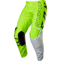 Pantalon cross enfant Fox 2022 180 Skew - Jaune Fluo 2