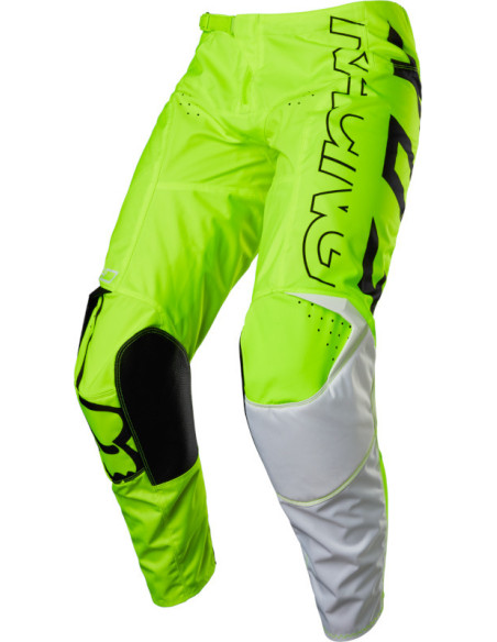Pantalon cross enfant Fox 2022 180 Skew - Jaune Fluo