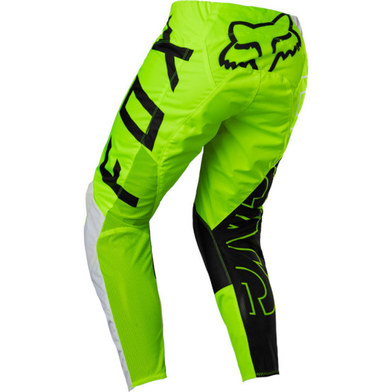Pantalon cross enfant Fox 2022 180 Skew - Jaune Fluo