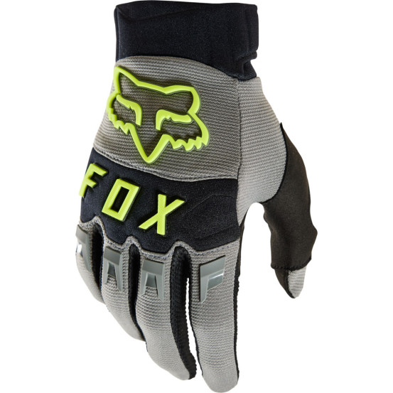 Gants cross Fox 2023 Dirtpaw CE - Gris Jaune