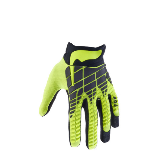 Gants cross Fox 2024 360 - Jaune Fluo