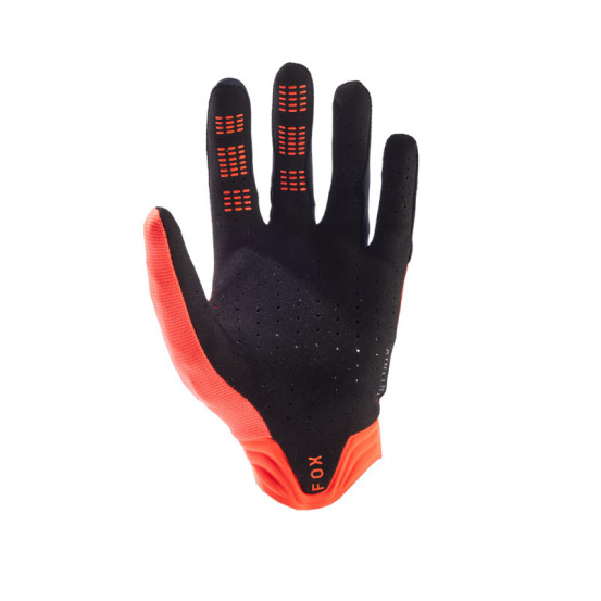 Gants cross Fox 2024 Airline - Orange Fluo