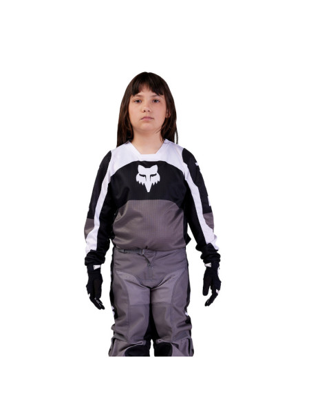 Pantalon cross enfant Fox 2024 180 Nitro - Noir Gris
