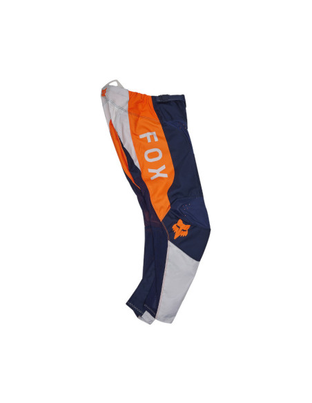Pantalon cross enfant Fox 2024 180 Nitro - Orange Fluo