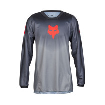 Maillot cross enfant Fox Spring 2024 180 Interfere - Gris Rouge