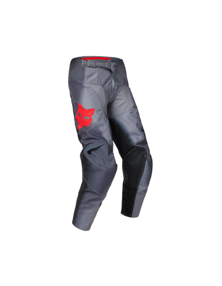 Pantalon cross enfant Fox Spring 2024 180 Interfere - Gris Rouge