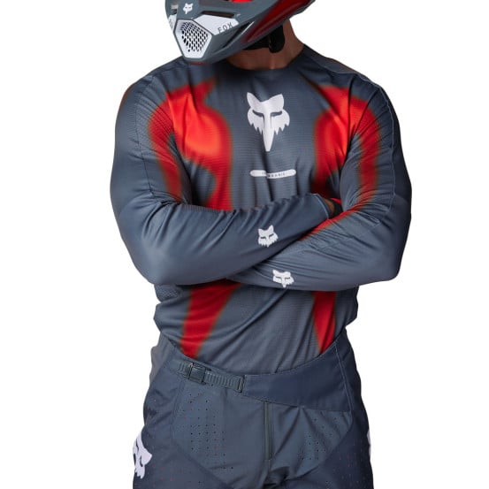 Maillot cross Fox Spring 2024 360 Volatile - Gris Rouge