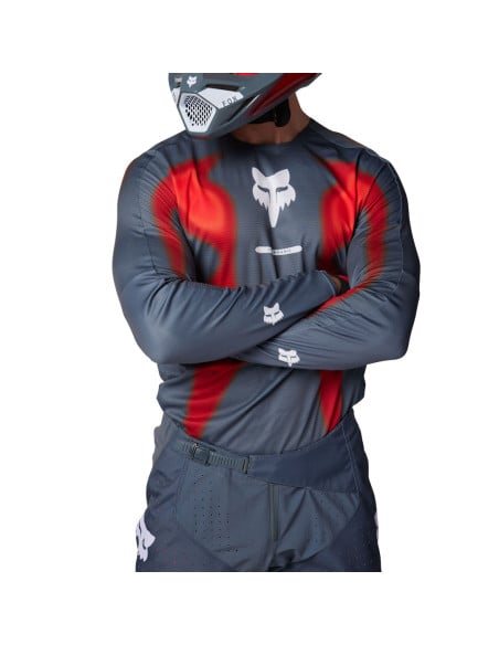 Maillot cross Fox Spring 2024 360 Volatile - Gris Rouge