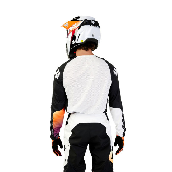 Maillot cross Fox 2024 360 Streak - Blanc