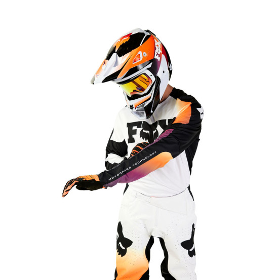 Maillot cross Fox 2024 360 Streak - Blanc