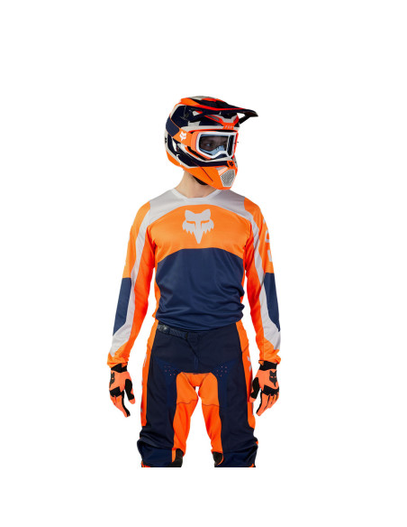 Maillot cross Fox 2024 180 Nitro - Orange Fluo