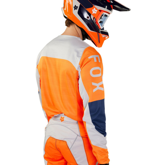 Maillot cross Fox 2024 180 Nitro - Orange Fluo