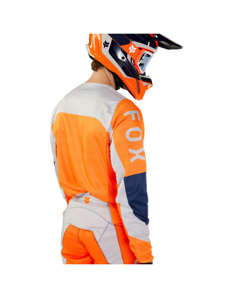 Maillot cross Fox 2024 180 Nitro - Orange Fluo